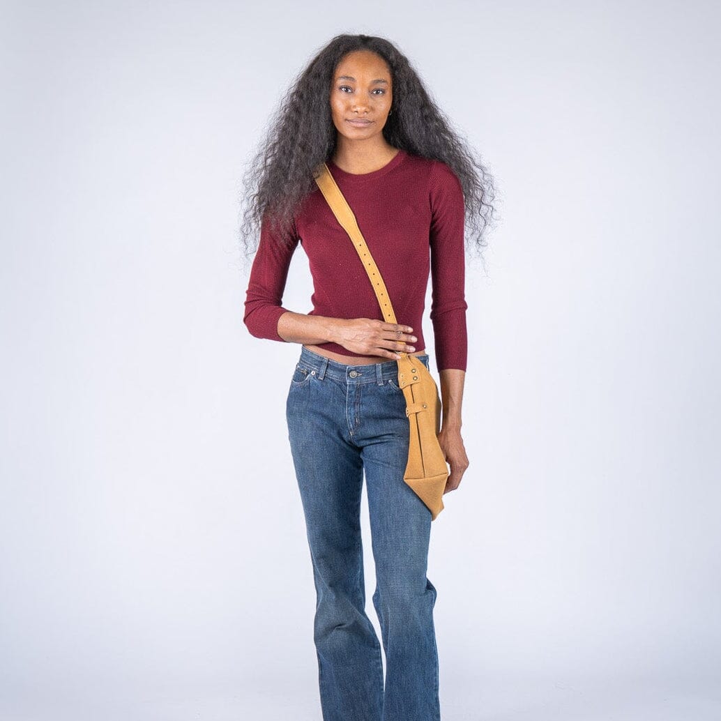 JULIANNE LEATHER HOBO BAG - SMALL