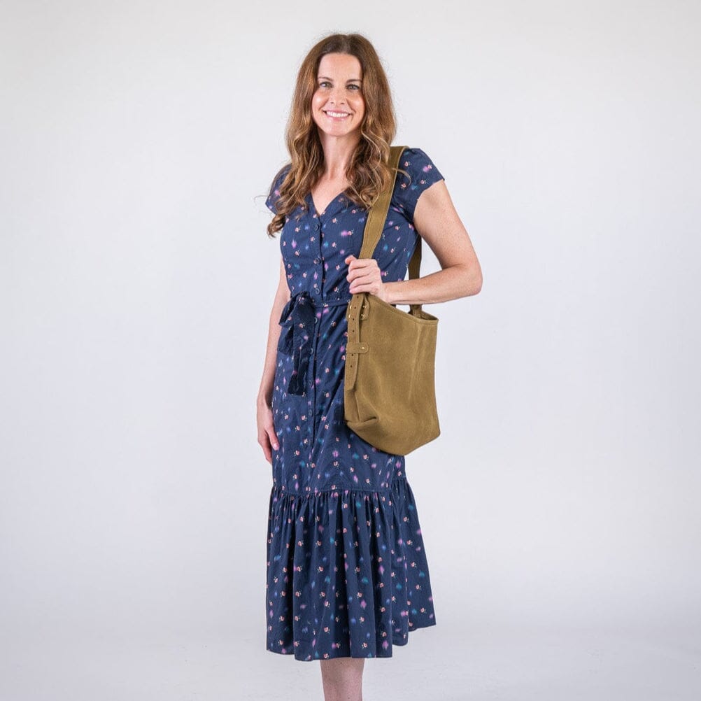 JULIANNE LEATHER HOBO BAG - SMALL