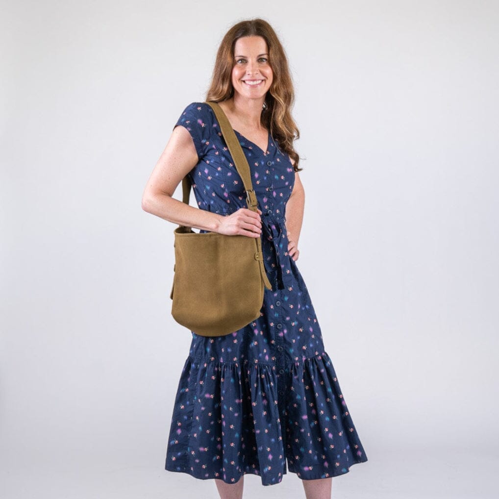 JULIANNE LEATHER HOBO BAG - SMALL