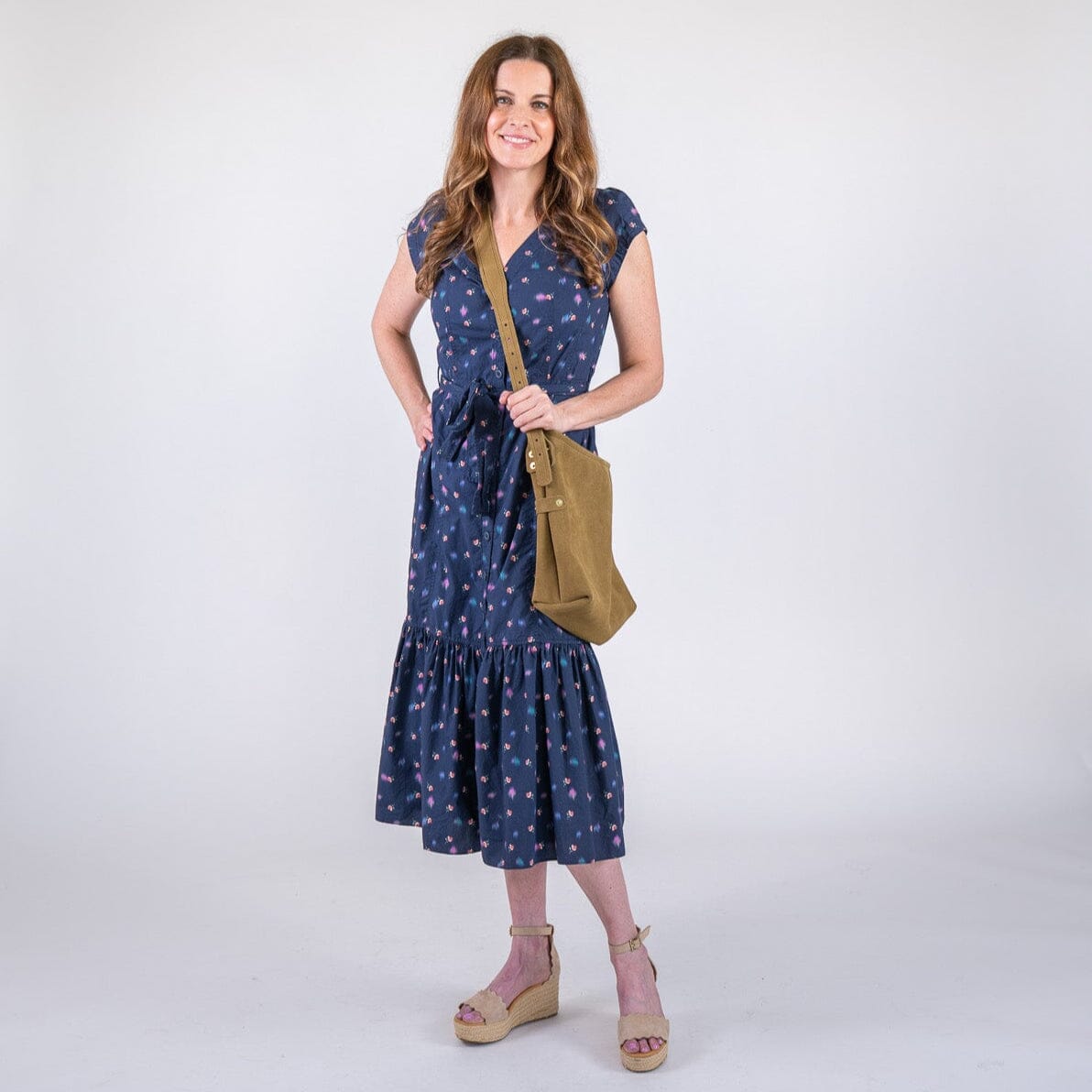 JULIANNE LEATHER HOBO BAG - SMALL