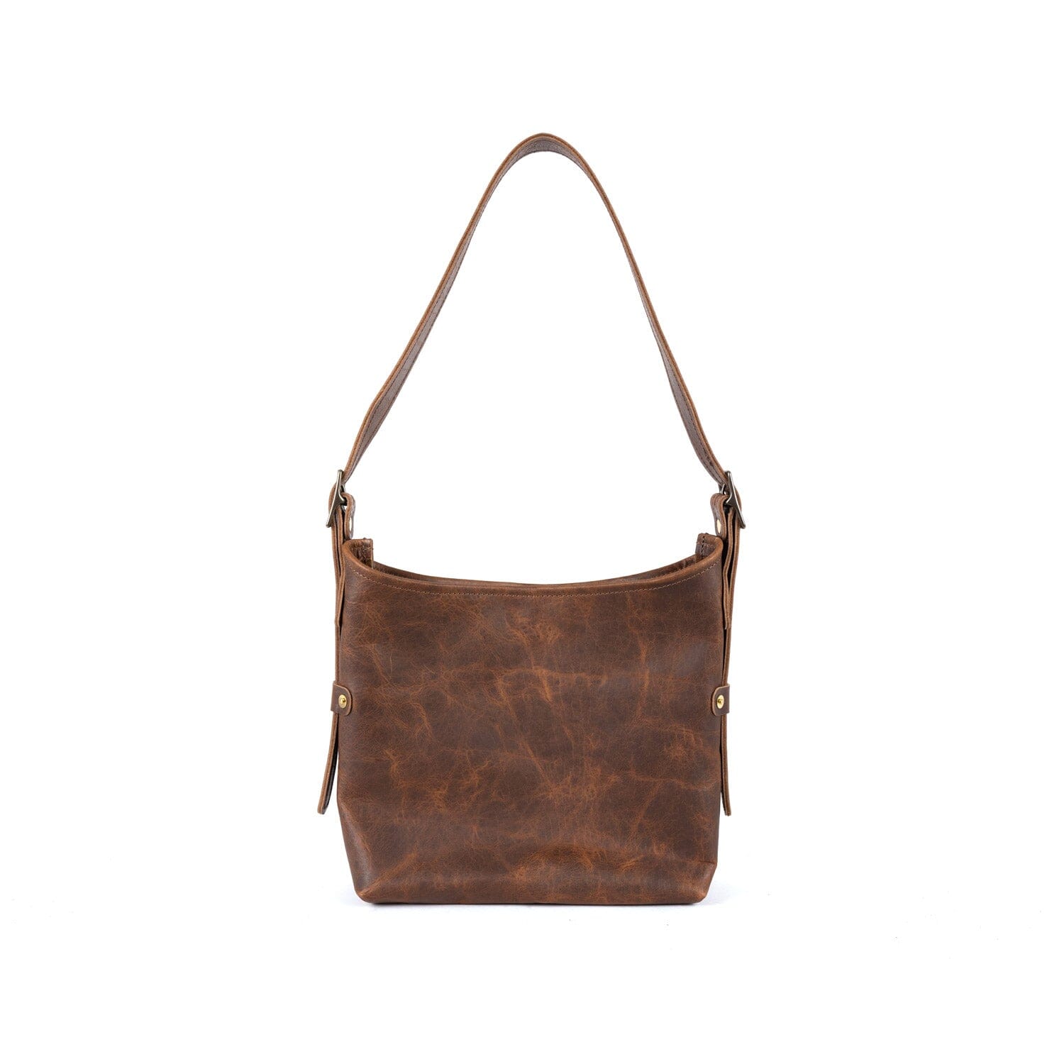 JULIANNE LEATHER HOBO BAG - SMALL