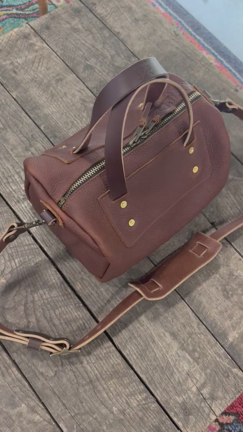 FLORENCE LEATHER CROSSBODY BAG