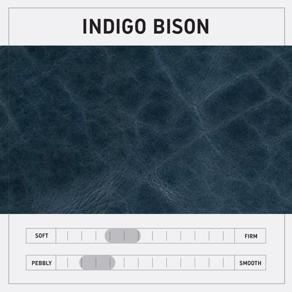 LEATHER ZIPPERED POUCH WITH GUSSET - SMALL