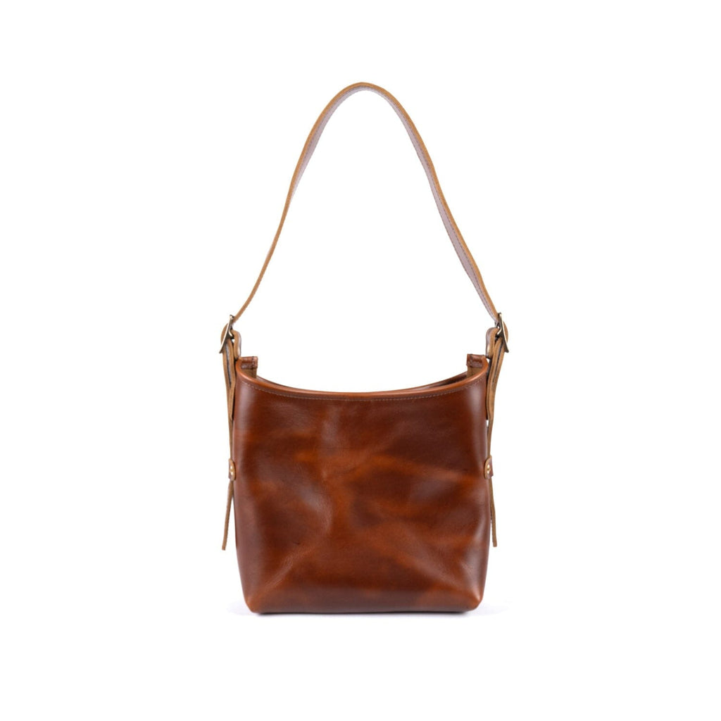 JULIANNE LEATHER HOBO BAG - SMALL