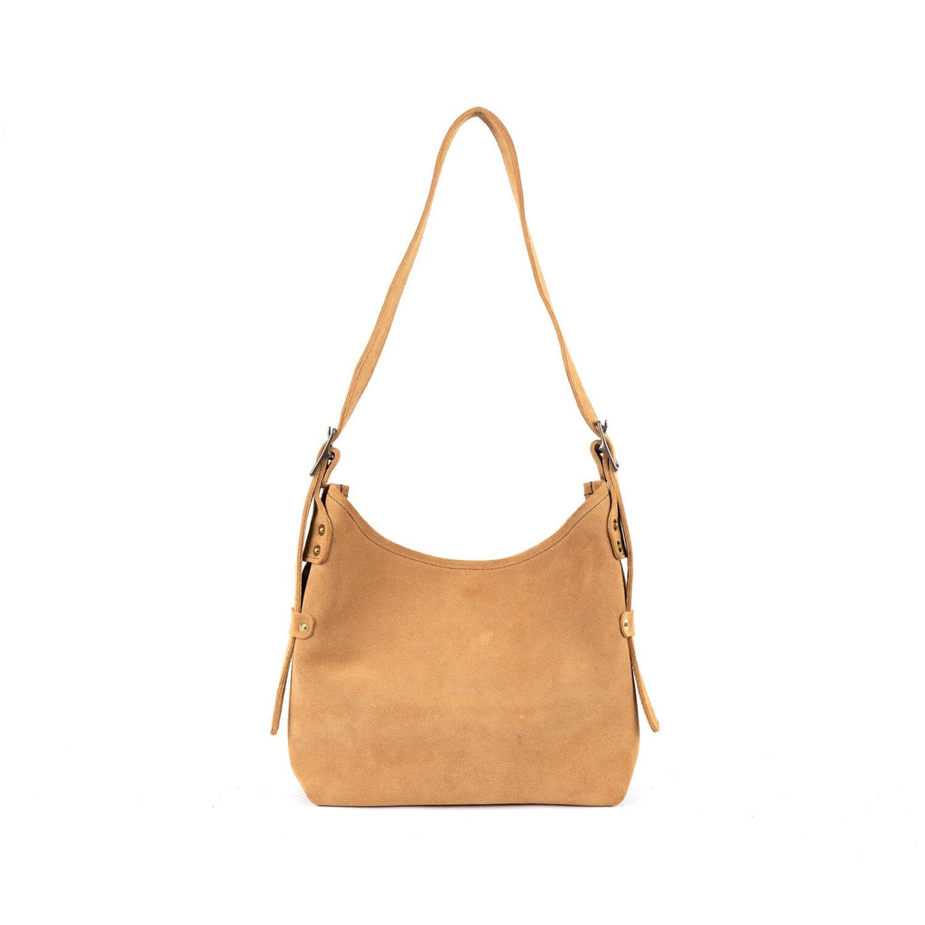 JULIANNE LEATHER HOBO BAG - SMALL