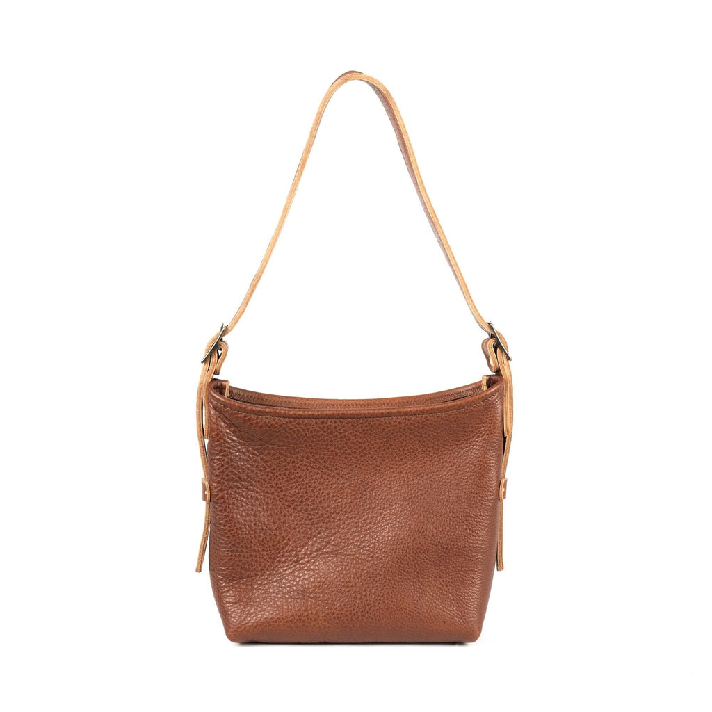 JULIANNE LEATHER HOBO BAG - SMALL
