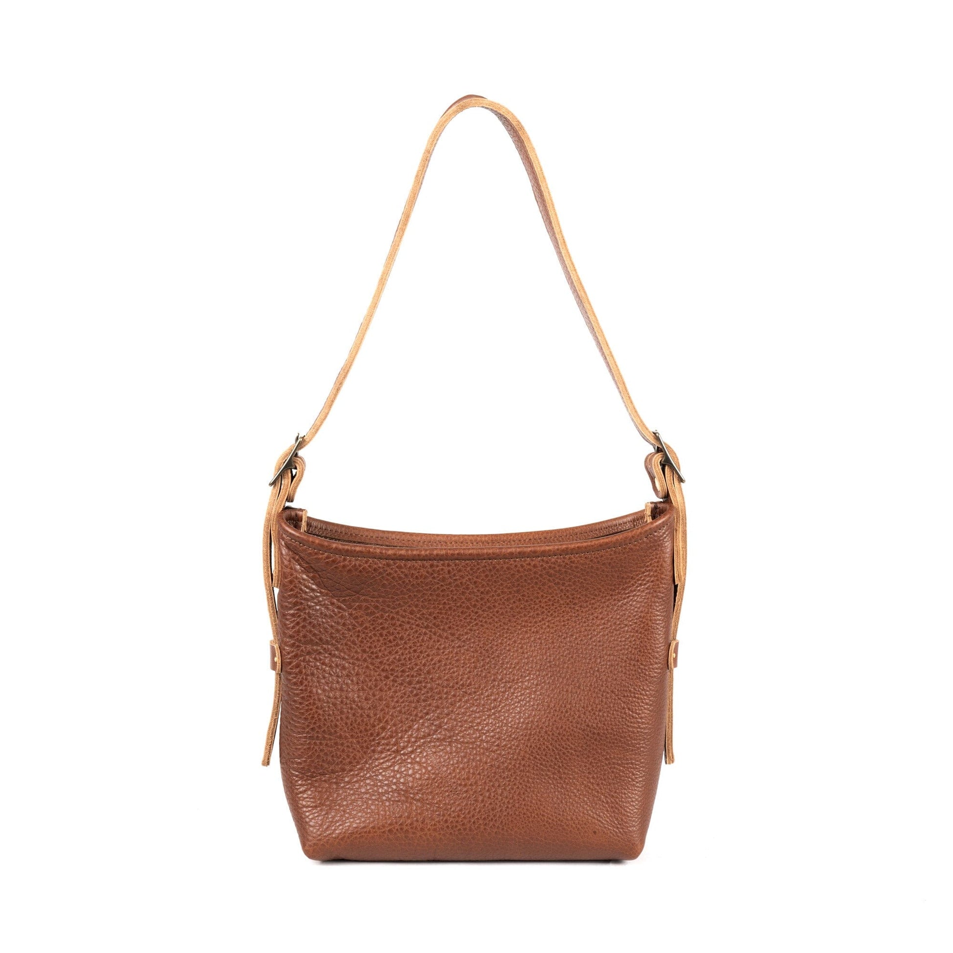 JULIANNE LEATHER HOBO BAG - SMALL
