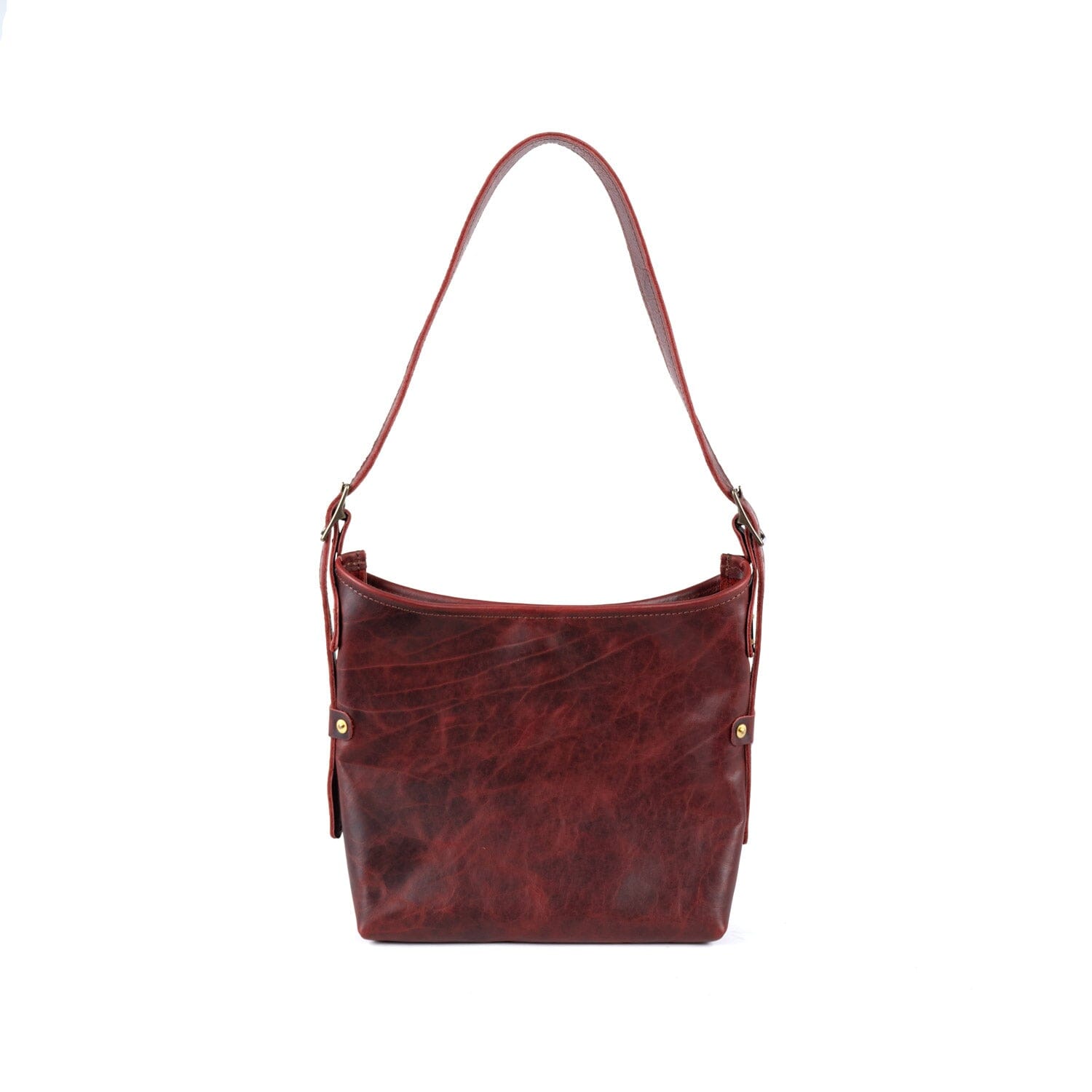 JULIANNE LEATHER HOBO BAG - SMALL